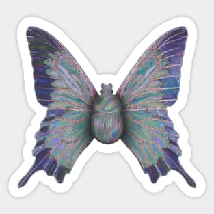 wierd butterfly Sticker